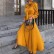 Early autumn women's pure color new European and American women's bowknot all-match long-sleeved temperament dress
