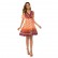 Summer new women's bohemian beach holiday style short-sleeved deep V pleated print dress