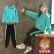 Girls' sports suit spring clothes 2021 new foreign style children's net red fashionable clothes girls big children spring and autumn children's clothes