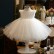 Children's dress dress fashion white sequined princess dress fluffy yarn baby's first birthday host dress