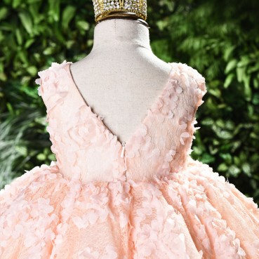 2021 autumn new baby one-year-old dress girl child birthday girl princess dress flower girl girl evening dress western style