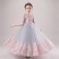 Children's dress girls fluffy yarn tail catwalk host piano performance clothes fashion western flower girl princess dress