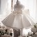 2021 new children's dress princess dress white girl wedding dress one year old birthday evening dress skirt baby pettiskirt