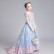 Children's dress girls fluffy yarn tail catwalk host piano performance clothes fashion western flower girl princess dress