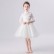 Girls dress 2021 new spring white princess performance birthday singing performance costume stage costume chorus costume