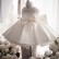 2021 new children's dress princess dress white girl wedding dress one year old birthday evening dress skirt baby pettiskirt