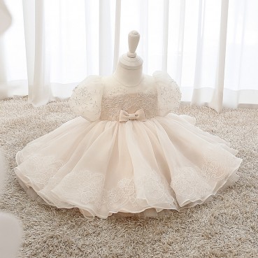 Flower girl wedding baby 1-2 years old dress female child birthday princess dress little girl costume photography costume