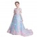 Children's dress girls fluffy yarn tail catwalk host piano performance clothes fashion western flower girl princess dress