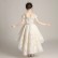 Girls birthday princess dress flower girl wedding dress dress fluffy yarn children's host catwalk Western style children's dress