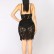 Women's dress new sexy hook lace strap nightclub bag hip dress
