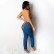 New summer color straps butterfly sequins tops women's coupon dress