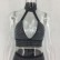 2021 Europe and the United States new women's hanging neck back diamonds night dress sexy night shop mini dress