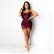 Women's dress new sexy hook lace strap nightclub bag hip dress