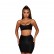 Skirt set spring new hot sexy low chest pocket hip skirt