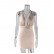 New women's fashion V collar back tie sexy dress