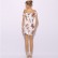Women's one-shoulder dress 2021 Europe and America word collar shoulder iron elegant package hip sexy slim