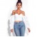 Women's early autumn new one-shoulder shirt irregular long-sleeved sexy fashion night bowl short shirt female summer