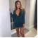 European and American women's autumn and winter new sexy V-colored rope irregular bright silk bag hip dress skirt