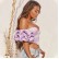Summer new women's INS sexy pleat wrinkled leaf sleeve one shoulder blouse