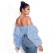 Women's early autumn new one-shoulder shirt irregular long-sleeved sexy fashion night bowl short shirt female summer