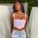 Early autumn European women's new fashion sexy wild short slings shirt women