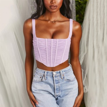 Early autumn European women's new fashion sexy wild short slings shirt women