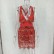 New spot European and American nightclub sexy ladies revealed sequins women's dresses six colors