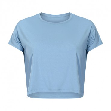 Europe and the United States new sexy hiking badge yoga T sleeve female quick-drying loose breathable outdoor sports fitness service