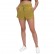 2021 spring and summer new lottron bundle waist yoga shorts female solid color pocket loose breathable sports three pants