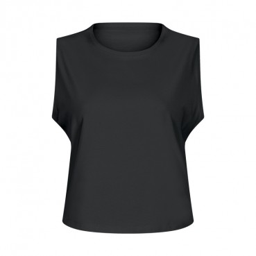2021 spring and summer new cotton speed dry sports vest female moisture wicking loose breathable short fitness yoga clothing