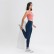 2021 Europe and the United States new side of the sidewall pocket naked yoga pants female high waist arm force slim sports nine pants autumn and winter
