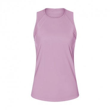Factory direct spring and summer new back, back open space sports sleeveless T-shirt thin breathable moisture wicking fitness top