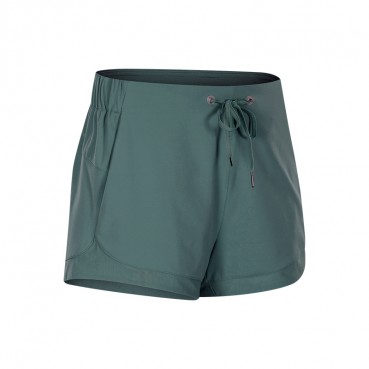 2021 spring and summer new skin-friendly yoga shorts female solid color casual training fitness quick-dry breathable hot pants