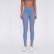 Spring and summer new stitching mesh grinding yoga pants high waist hip quick dry breathable sports nine pants female Europe