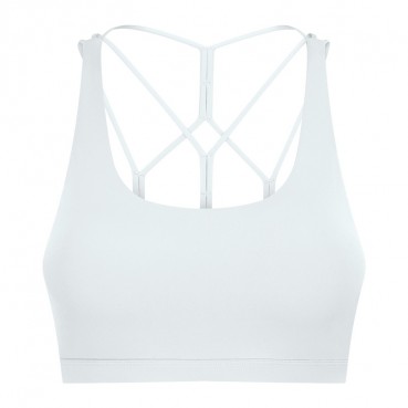 2021 new strengthening training fitness bra cross-like anti-earthquake grinding hair salute sports clothes women