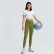 2021 Summer new bowl short paragraph chest mat yoga T-shirt female hollow beauty back outdoor casual sports short sleeves