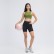 Spring and summer new high-necked sports bra triangle hollow beauty back gathered anti-seismic yoga fitness sports lingerie