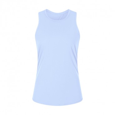 2021 spring and summer new naked skin-friendly straps vest female bow beautiful back loose breathable running sports blouse