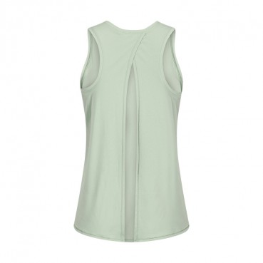 2021 spring and summer new naked skin-friendly straps vest female bow beautiful back loose breathable running sports blouse