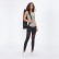 Spring and summer new stitching mesh grinding yoga pants high waist hip quick dry breathable sports nine pants female Europe
