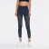 New striped hollow mesh yarn naked yoga pants solid color stretch slim running sports seven pants female spring and summer