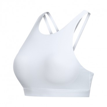 2021 spring new pull high round neck sports underwear female cross beauty back to jog's yoga fitness bra