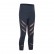 New striped hollow mesh yarn naked yoga pants solid color stretch slim running sports seven pants female spring and summer
