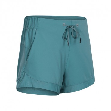 2021 spring and summer new skin-friendly yoga shorts female solid color casual training fitness quick-dry breathable hot pants