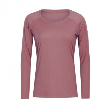 Spring and summer new skin-friendly yoga long sleeve quick breathable slim thin running sports fitness jacket female
