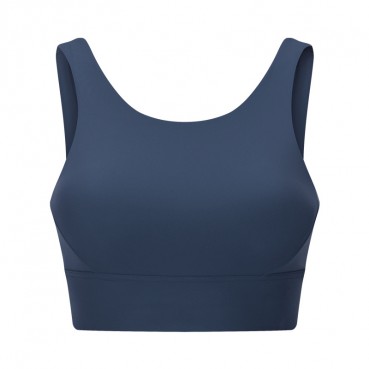 2021 spring and summer new product pull high round neck sports bra hollow beautiful back to put a wide vest sports underwear
