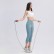 Spring and summer new non-angle launched naked yoga seven pants high waist hip slim slimming sports fitness trousers women