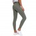 New elastic double-sided thin yoga trousers female high waist splicing pocket sports running nine pants autumn and winter