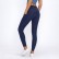 New elastic double-sided thin yoga trousers female high waist splicing pocket sports running nine pants autumn and winter