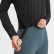 Autumn and winter new European and American women simple casual sports long-sleeved open waist spings dry breath naked yoga clothing